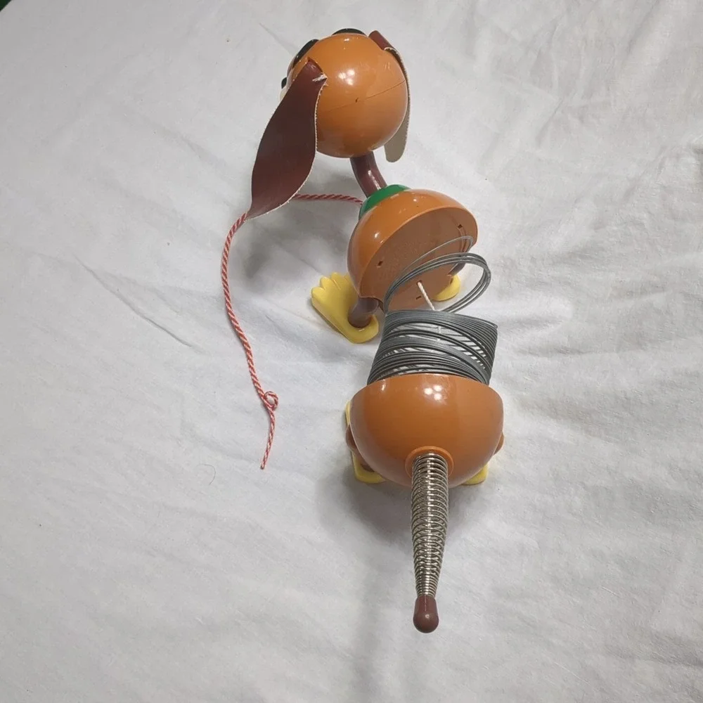 Vintage 90's Disney Pixar Toy Story SLINKY‎ DOG Pull Toy Figure
